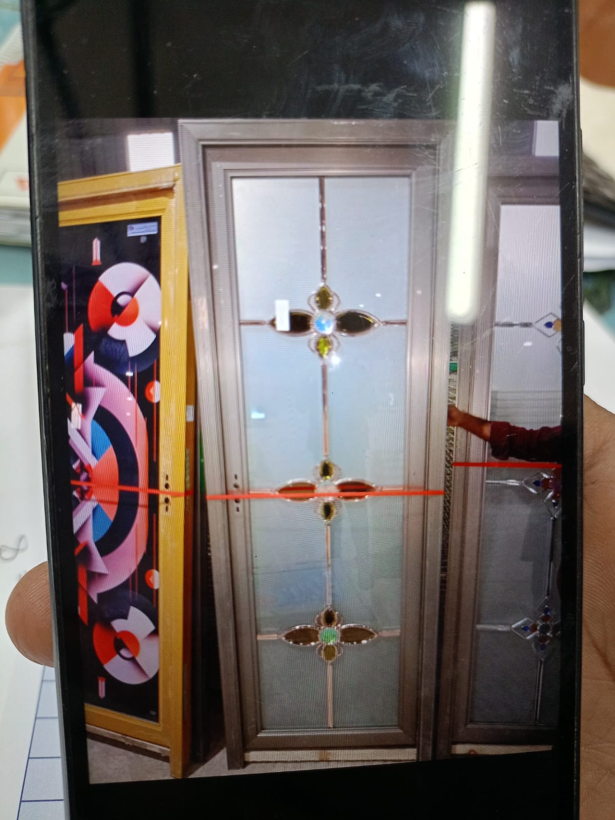 Aluminium Sticker Door